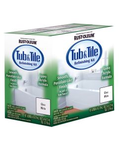 1 Qt Rust-Oleum 384165 White Specialty Tub And Tile Refinishing Kit