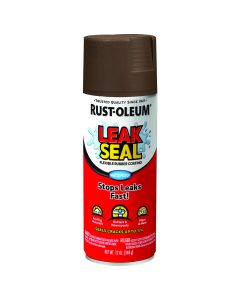 12 Oz Rust-Oleum 267976 Brown Stops Rust, LeakSeal Flexible Sealer, Spray