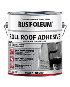 .9 Gal Rust-Oleum 347428 Black Roofing Roll Roofing Adhesive