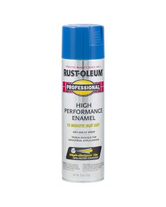 15 Oz Rust-Oleum 7524838 Safety Blue Professional High Performance Enamel Spray Paint