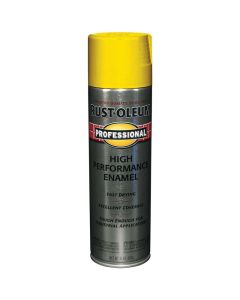 15 Oz Rust-Oleum 7543838 Safety Yellow Professional High Performance Enamel Spray Paint