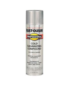 20 Oz Rust-Oleum 7585838 Cold Gray Professional Galvanizing Compound Spray