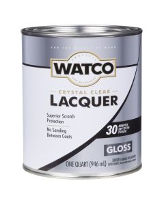 1 Qt Rust-Oleum 63041 Clear Watco Brushing Lacquer, Gloss