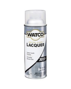 11.25 Oz Rust-Oleum 63081 Clear Watco Lacquer Spray, Gloss
