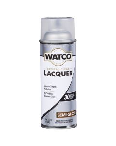 11.25 Oz Rust-Oleum 63181 Clear Watco Lacquer, Semi-Gloss Spray