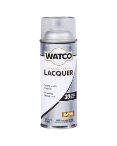 11.25 Oz Rust-Oleum 63281 Clear Watco Lacquer Spray, Satin