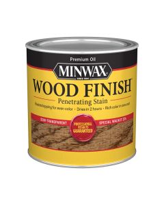 1/2 Pt Minwax 22240 Special Walnut Wood Finish Oil-Based Wood Stain