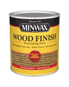 1 Qt Minwax 70011 Driftwood Wood Finish Oil-Based Wood Stain