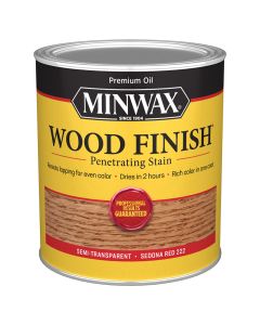 1 Qt Minwax 70043 Sedona Red Wood Finish Oil-Based Wood Stain