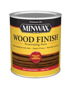 1 Qt Minwax 272 Honey Wood Finish Oil-Based Wood Stain