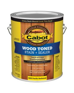 1 Gal Cabot 3005 Pacific Redwood Wood Toned Deck & Siding Stain