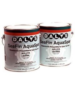 1 Qt Daly's 1554 Clear SeaFin AquaSpar Spar Varnish, Gloss