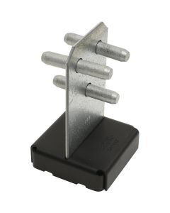 Simpson Strong-Tie 3-1/2 In. x 3-1/2 In. 10 ga Z-Max Concealed Post Base