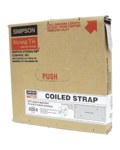 Simpson Cs25 Coiled Straps-25'