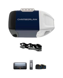 Chamberlain C2102 1/2 HP Durable Chain Drive Garage Door Opener with MED Lifting Power