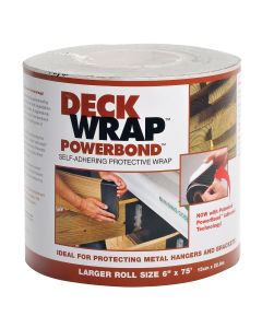 Power Bond DeckWrap 6 In. X 75 Ft. Deck Flash Barrier