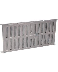 Air Vent 8 In. x 16 In. Aluminum Manual Foundation Vent with Adjustable Sliding Damper