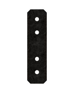 Simpson Strong-Tie Outdoor Accents Avant Collection 4x 3 In. x 11-1/4 In. ZMAX Black Powder-Coated Strap