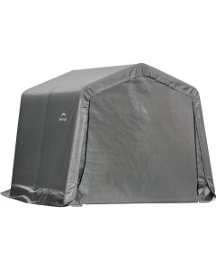 ShelterLogic 10 Ft. x 10 Ft. Shed-in-a-Box, Peak Gray