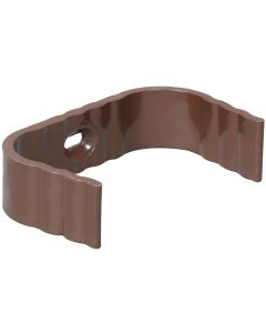 Amerimax 2 In. x 3 In. Traditional K-Style Brown Vinyl Downspout Clip