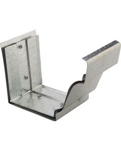 NorWesco 4 In. Galvanized Slip-Joint Gutter Connector