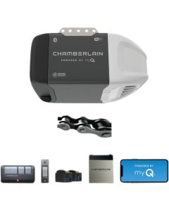 Chamberlain C2212T 1/2 HP Battery Backup Smart Chain Drive Garage Door Opener