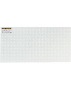 Pegmaster 2 Ft. x 4 Ft. x 1/4 In. White Plastic Pegboard
