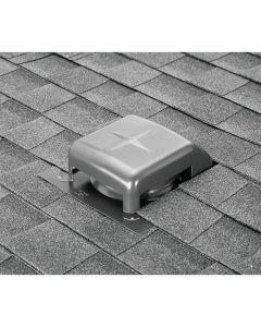 Airhawk 40 In. Mill Galvanized Steel Slant Back Roof Vent