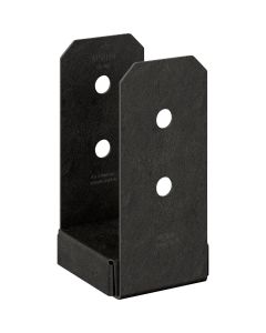 Simpson Strong-Tie Outdoor Accents Avant Collection 4 In. x 4 In. ZMAX Black Powder-Coated Post Base