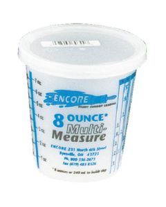 8 Oz Encore 1000873 Mix 'N Measure Solvent Resistant Container