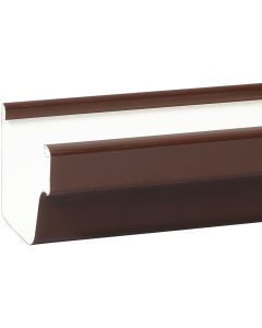 Amerimax 5 In. Traditional K-Style Brown Vinyl Gutter 10 Ft.