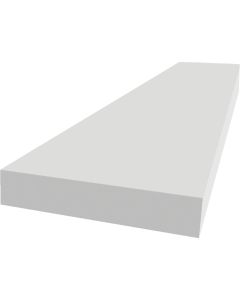 Royal Trimplank 1 In. x 6 In. x 8 Ft. White PVC Board