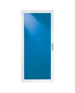 Larson Classic 36 In. W x 80 In. H x 1-1/4 In. Thick White Full View Aluminum Storm Door