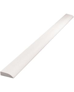 Alexandria Moulding 7/16 In. W. x 1-3/8 In. H. x 7 Ft. L. White Finger Joint Pine Ranch Stop Molding