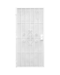 Precision Regal 30 In. W x 80 In. H White Steel Security Door
