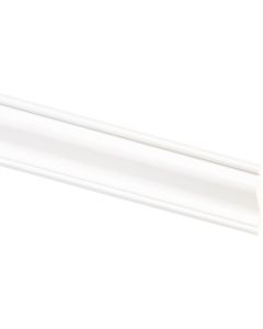 Inteplast Building Products 5/8 In. W. x 2-5/8 In. H. x 8 Ft. L. White PVC Chair Rail Molding