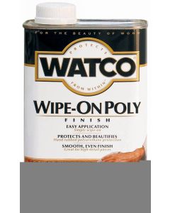 1 Qt Rust-Oleum 68041 Clear Watco Wipe-On Poly Finish, Gloss