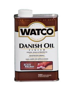 1 Pt Rust-Oleum 65351 Black Walnut Watco Danish Oil Finish