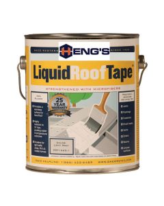 GacoFlex LiquidRoof Tape 100% Silicone Liquid Tape, Gray, 1 Gal.