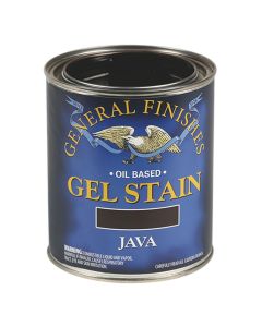 1 Pt General Finishes JP Java Gel Stain Oil-Based Heavy Bodied Stain