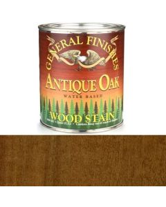 1 Qt General Finishes WOQT Antique Oak Wood Stain Water-Based Penetrating Stain