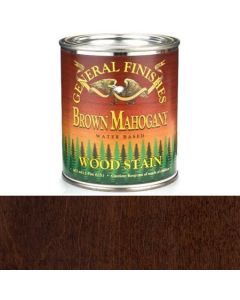 1 Pt General Finishes WYPT Brown Mahogany Wood Stain Water-Based Penetrating Stain