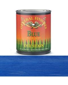 1 Pt General Finishes DPB Blue Dye Stain Water-Based Wood Stain