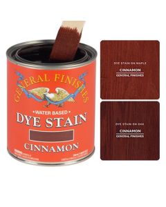 1 Pt General Finishes DPC Cinnamon Dye Stain Water-Based Wood Stain