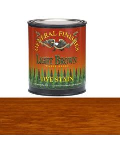 1 Pt General Finishes DPL Light Brown Dye Stain Water-Based Wood Stain