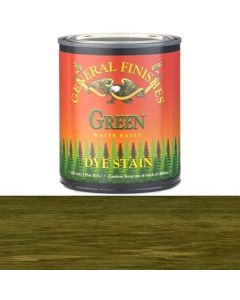 1 Pt General Finishes DPG Sap Green Dye Stain Water-Based Wood Stain