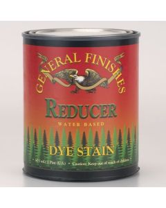 1 Pt General Finishes DPU Reducer Dye Stain Water-Based Wood Stain