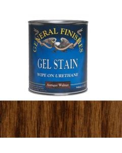 1 Pt General Finishes AP Antique Walnut Gel Stain Oil-Based Heavy Bodied Stain