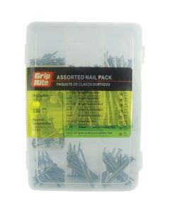 Grip-Rite Steel Nail Assortment Kit (230 Pcs.)