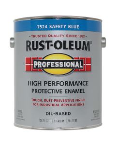 1 Gallon Rust-Oleum 7524402 Safety Blue Professional High Performance Protective Enamel